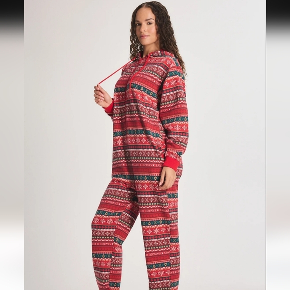 🎄BNWT! Forever Savage Hooded Onesie 1X - Sold Out Online! - Picture 3 of 8